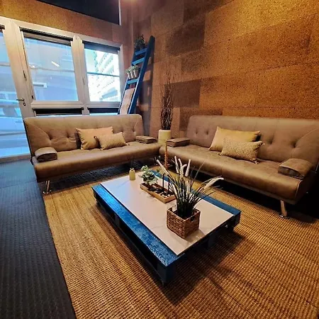 Vibescoruna - Loft Industrial Comercio 公寓