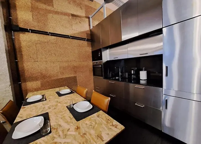 公寓 Vibescoruna - Loft Industrial Comercio